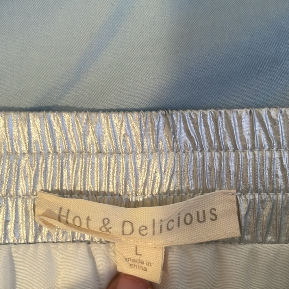 Silver Buckle Detail Skirt - Picture 2 of 3